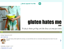 Tablet Screenshot of glutenhatesme.com